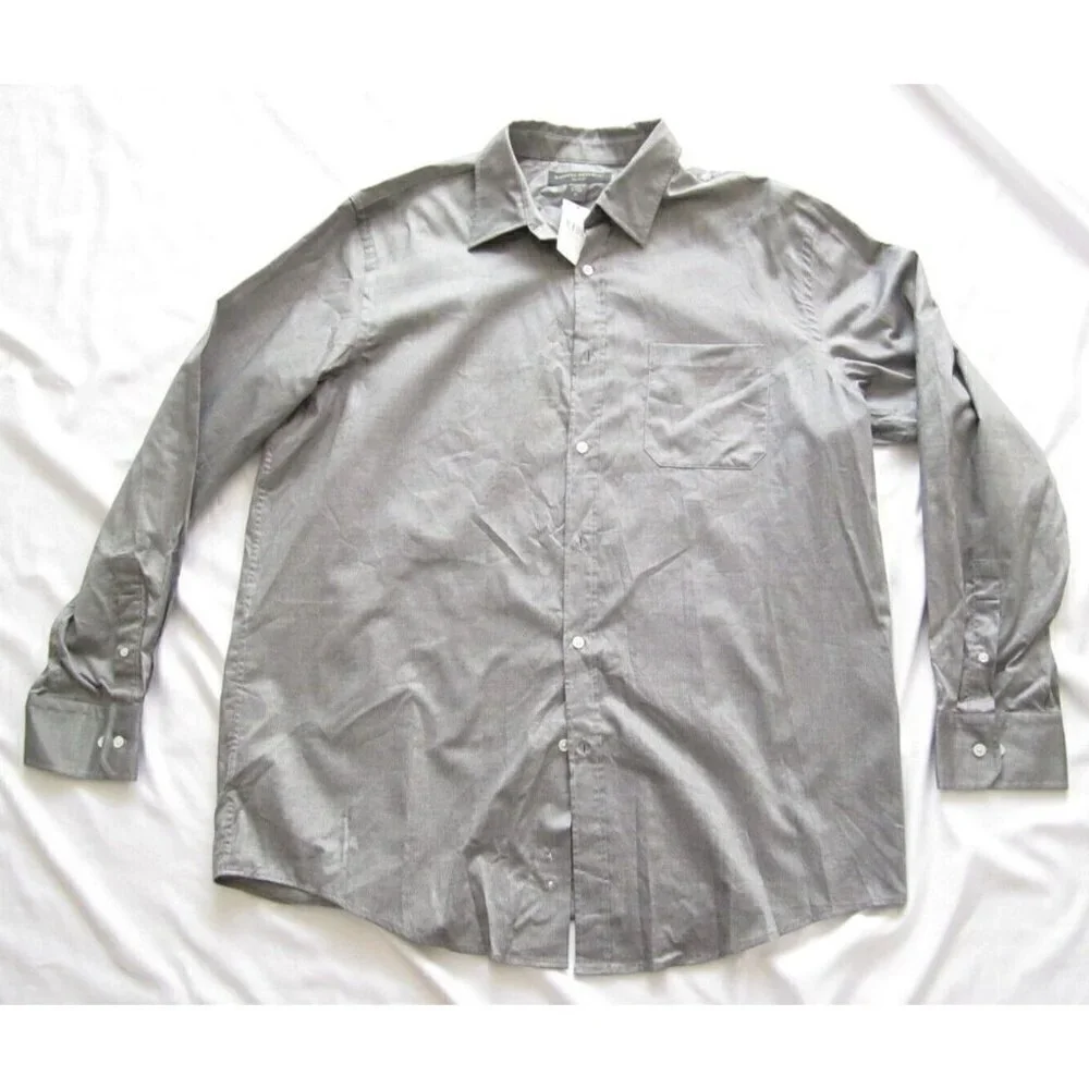 New W/ Tag Banana Republic Button Up 100% Cotton Long Sleeve Shirt Sz XL (MT287)
